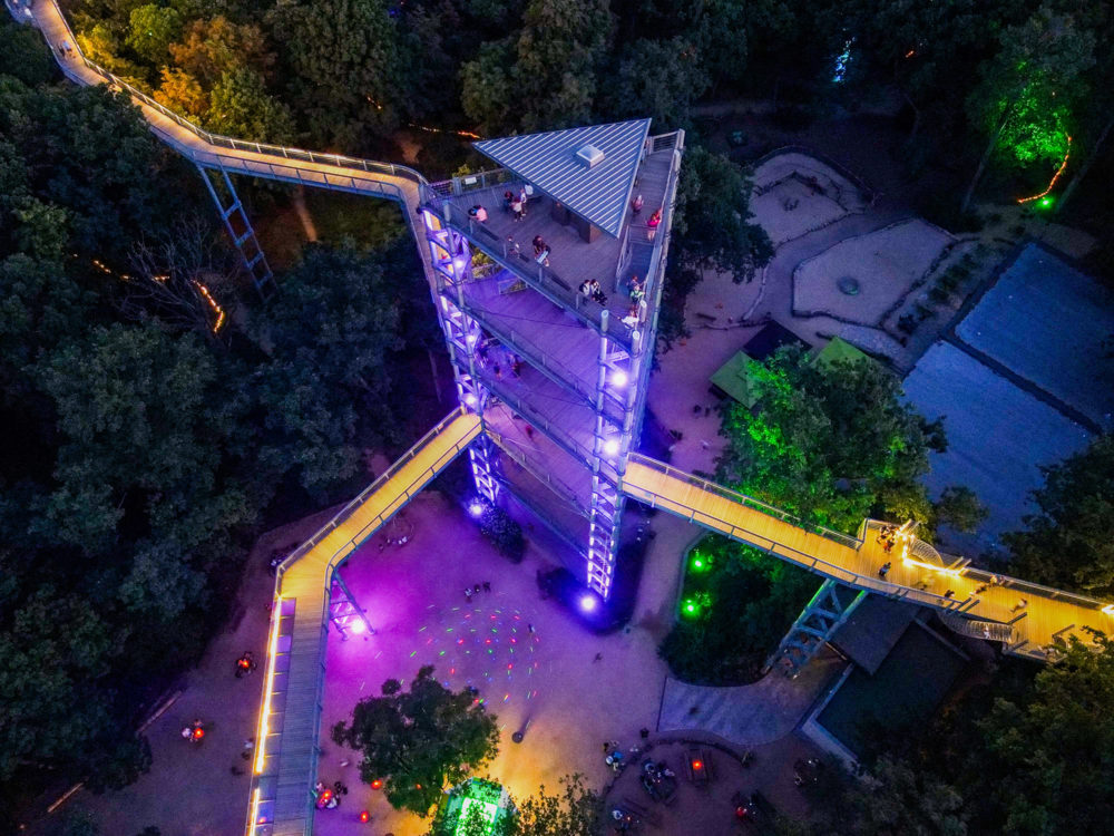 „Lange Nacht am Baumkronenpfad“ – Herbstlicher Lichterzauber in Beelitz-Heilstätten