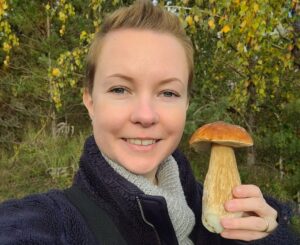 Christina Kiesewetter mit Pilz