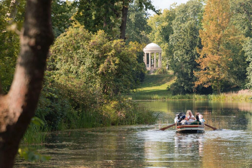Boote im Wörlitzer Park